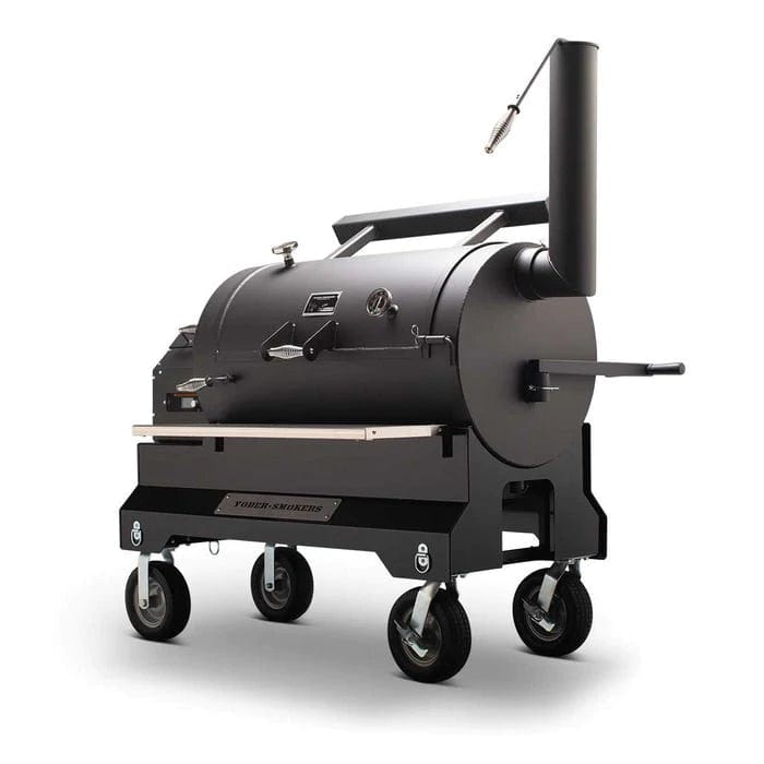 Yoder Smokers Yoder YS1500S Black Competition 9512B43-000 Wood / Black 9512B43-000 Freestanding Pellet Grill