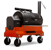 Yoder Smokers Yoder YS1500S Black Competition Pellet Smoker Pellet / Orange 9512O43-000 Freestanding Pellet Grill