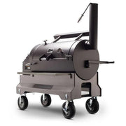 Yoder Smokers Yoder YS1500S Black Competition Pellet Smoker Pellet / Silver 9512S43-000 Freestanding Pellet Grill