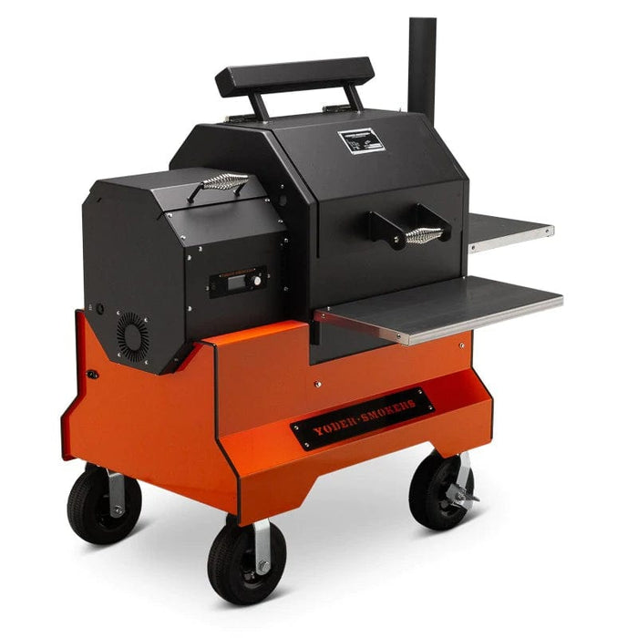 Yoder Smokers Yoder YS480s with Competition Cart Pellet Smoker & Grill with WiFi Freestanding Pellet Grill
