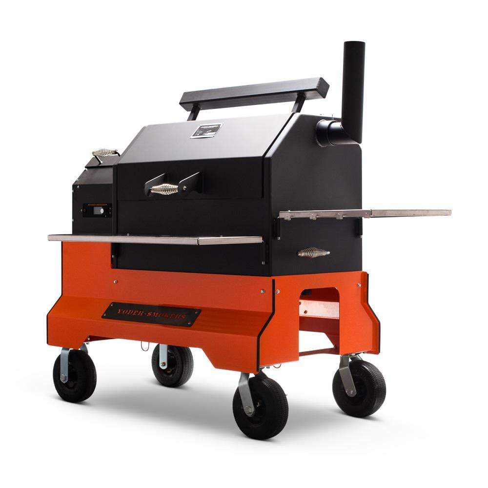 Yoder Smokers Yoder YS640s with Competition Cart Pellet Smoker & Grill with WiFi Freestanding Pellet Grill