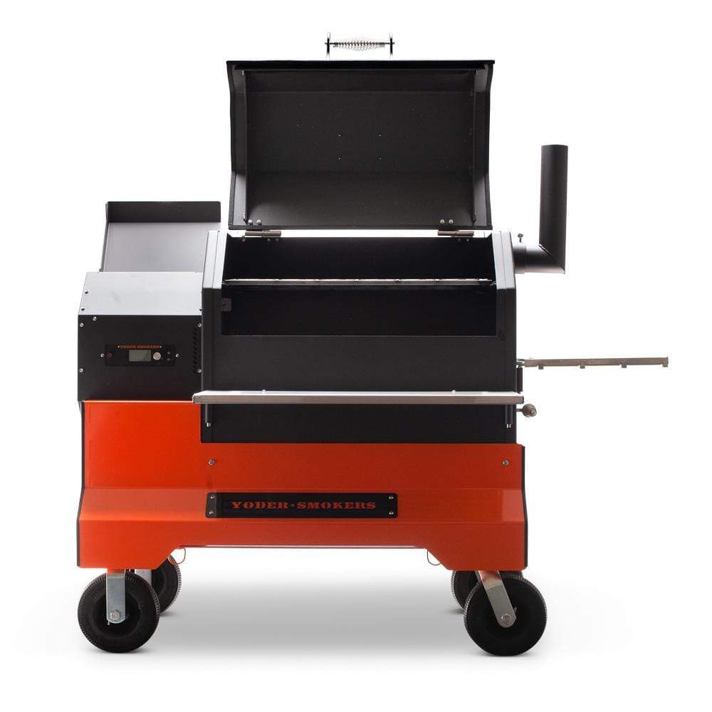 Yoder Smokers Yoder YS640s with Competition Cart Pellet Smoker & Grill with WiFi Freestanding Pellet Grill