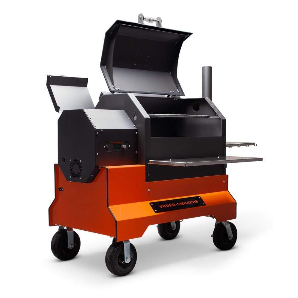 Yoder Smokers Yoder YS640s with Competition Cart Pellet Smoker & Grill with WiFi Freestanding Pellet Grill