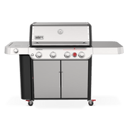 Weber Weber Genesis S-435 4-Burner BBQ in Stainless Steel with Side Burner & Sear Zone Propane / Stainless Steel 36400001 Freestanding Gas Grill 077924174704