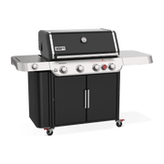 Weber Weber Genesis E-435 4-Burner BBQ in Black with Sear Zone & Side Burner Freestanding Gas Grill