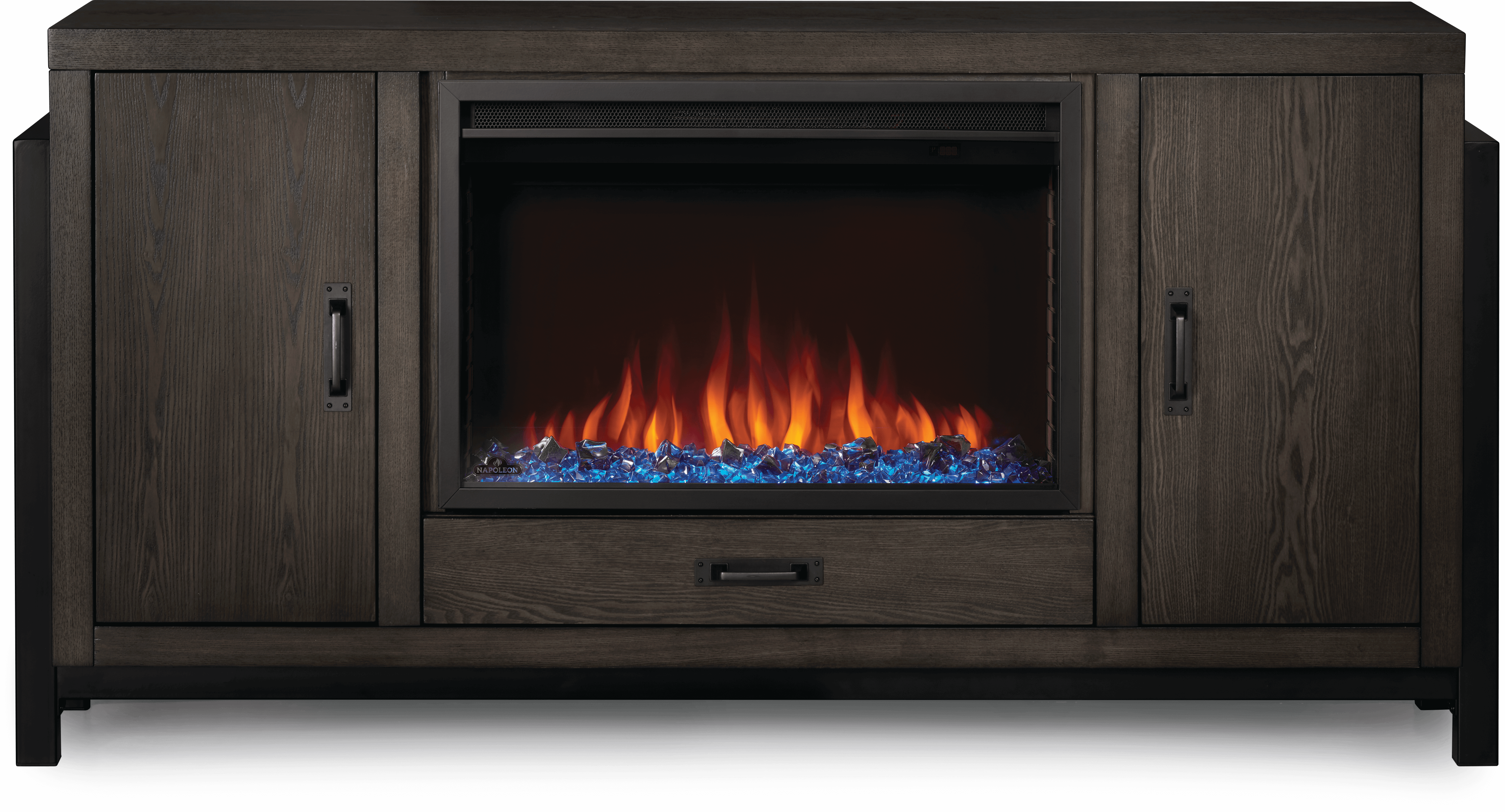 Napoleon Napoleon The Franklin Electric Fireplace Mantel Package NEFP30-3020RK Electric NEFP30-3020RK Electric Fireplace Media Console Package 629169080786