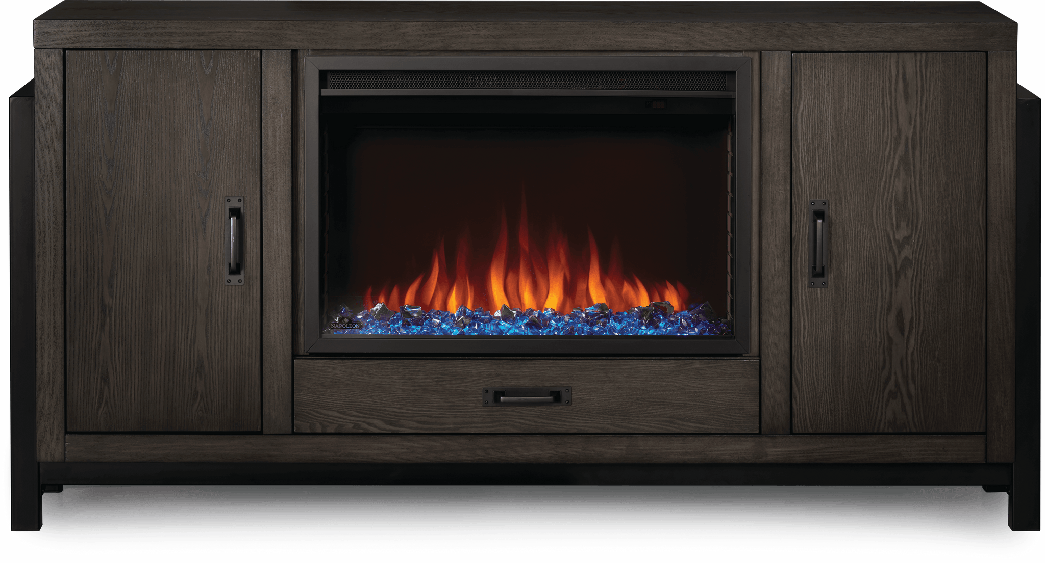 Napoleon Napoleon The Franklin Electric Fireplace Mantel Package NEFP30-3020RK Electric NEFP30-3020RK Electric Fireplace Media Console Package 629169080786