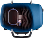 Napoleon TravelQ 285 - Portable Propane BBQ w/ Cast Iron Grill Grates (Blue) Blue / Propane TQ285-BL-1